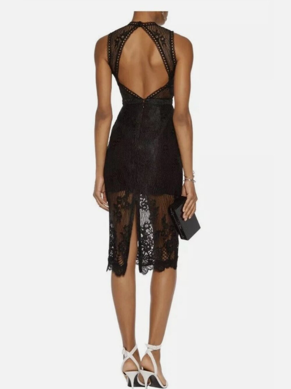 Alexis Oralie Black Lace Dress M